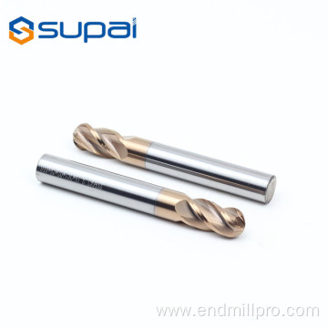 HRC55 4Flute Carbide Ball Nose End Mill